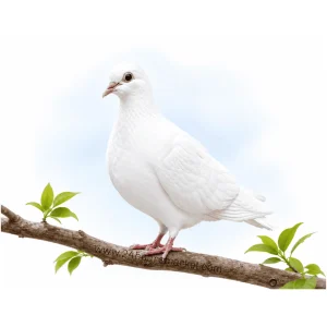 Live Pure White Dove