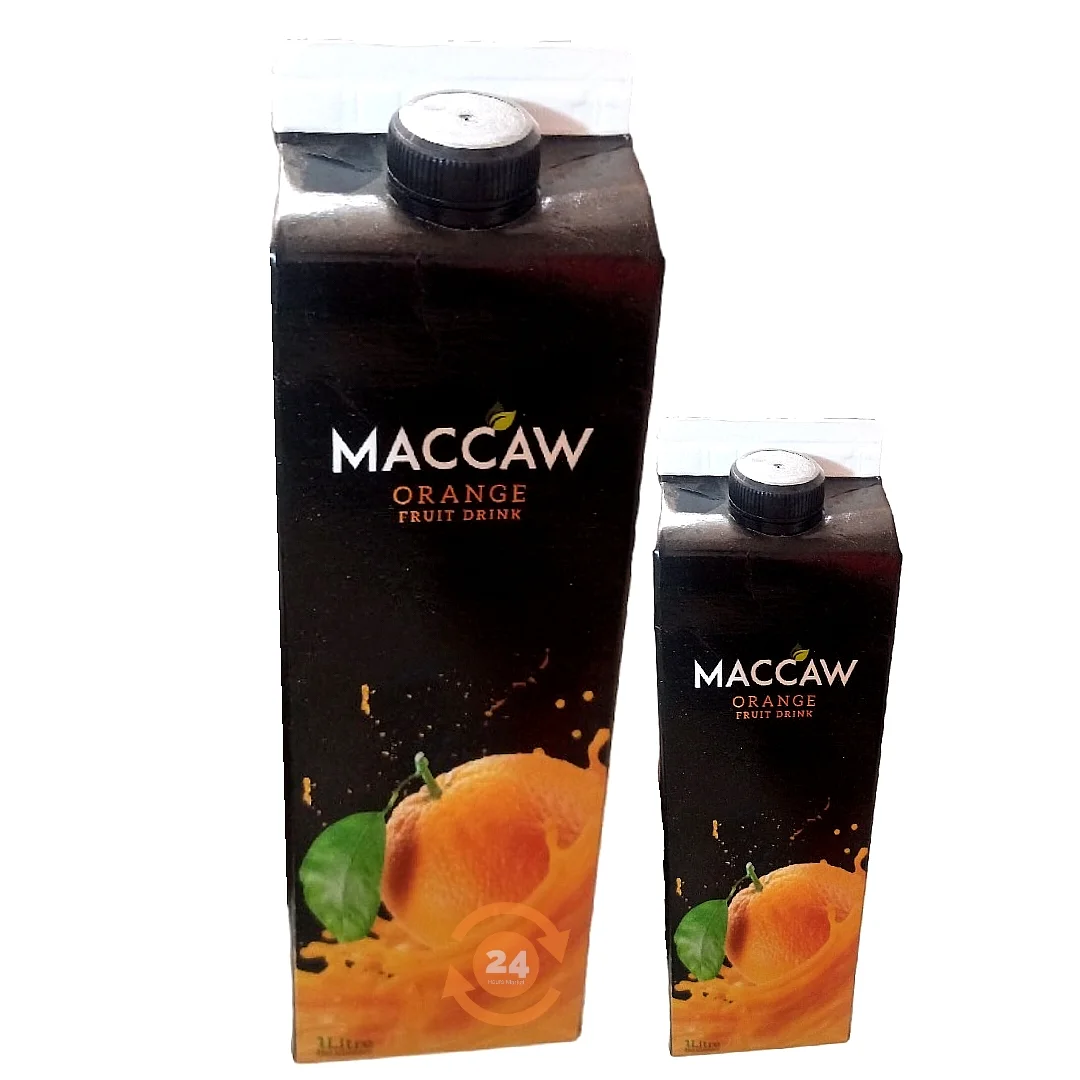 MACCAW orange fruit drink 1L x 10